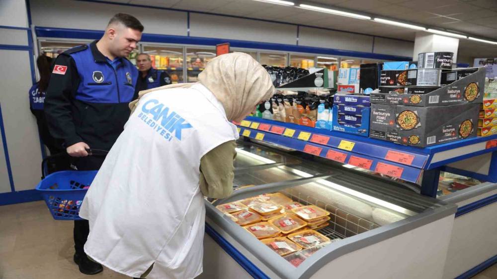 Canik&rsquo;te marketlere sıkı denetim
