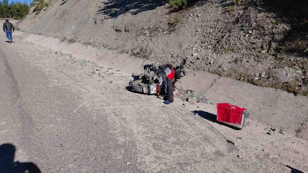 Kazada ağır yaralanan Ankara Enduro Motosiklet Kul&uuml;b&uuml; Başkanı hayatını kaybetti
