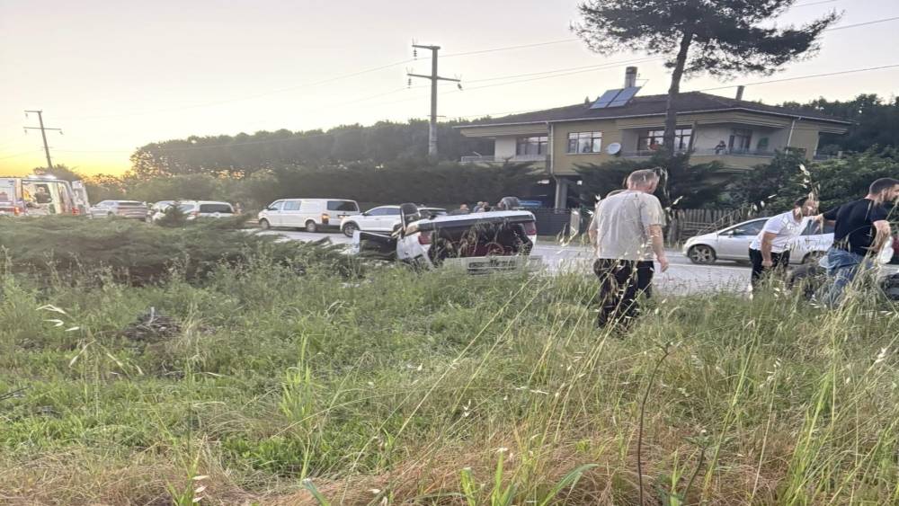 Samsun&rsquo;da otomobil takla attı: 6 yaralı
