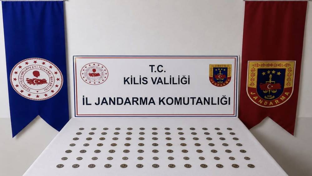 Kilis&rsquo;te ticari takside 107 tarihi sikke ele ge&ccedil;irildi
