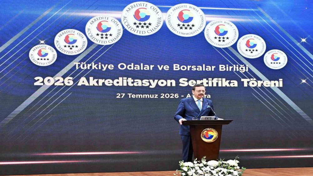 TOBB&rsquo;da 73 oda ve borsaya sertifika verildi
