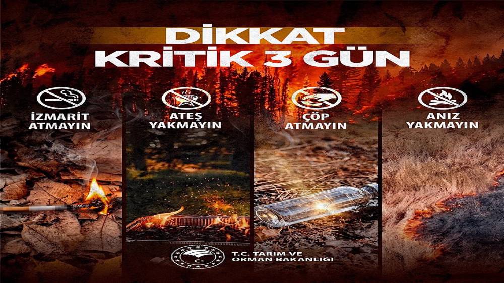 Bakan Yumaklı: "Orman yangınları a&ccedil;ışından kritik 3 g&uuml;n"
