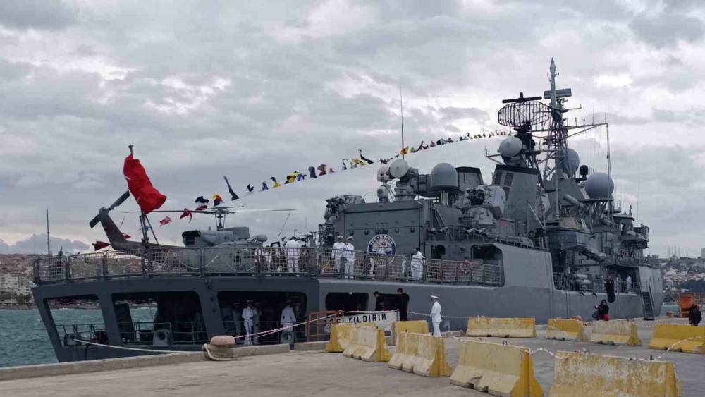 TCG Yıldırım Fırkateyni Tekirdağ&rsquo;da ziyarete a&ccedil;ıldı

