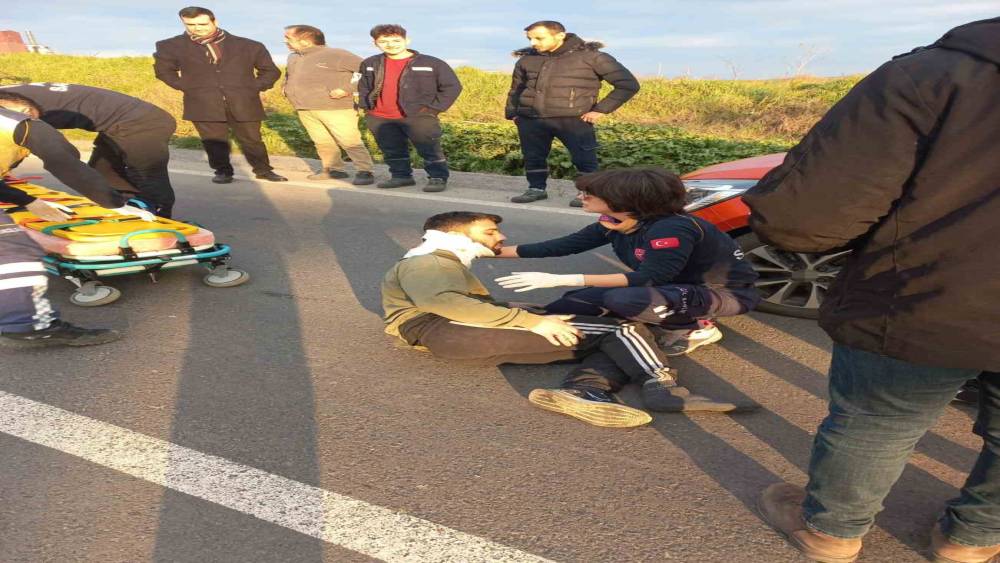 Muratlı&rsquo;da trafik kazası: 1 yaralı
