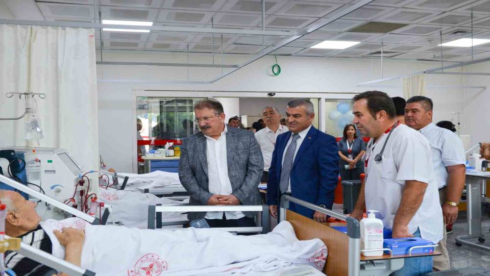 Kepez Devlet Hastanesi Diyaliz Merkezi yenilenen kapasitesiyle hizmete a&ccedil;ıldı
