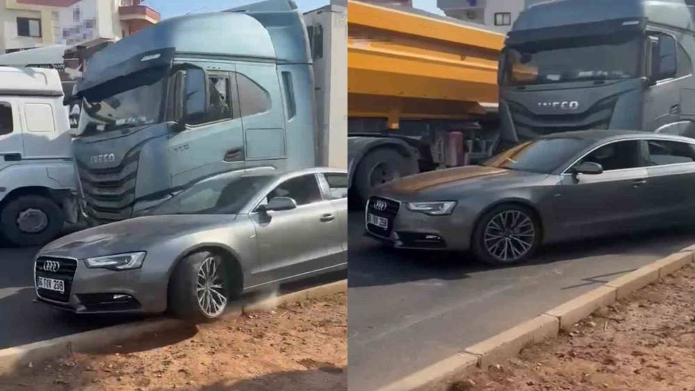Mersin&rsquo;de trafikteki korku dolu tartışmaya ceza yağdı
