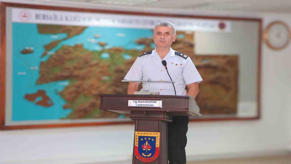 Bursa İl Jandarma Komutanlığı&rsquo;nda &rsquo;R&uuml;tbe Terfi T&ouml;reni&rsquo;
