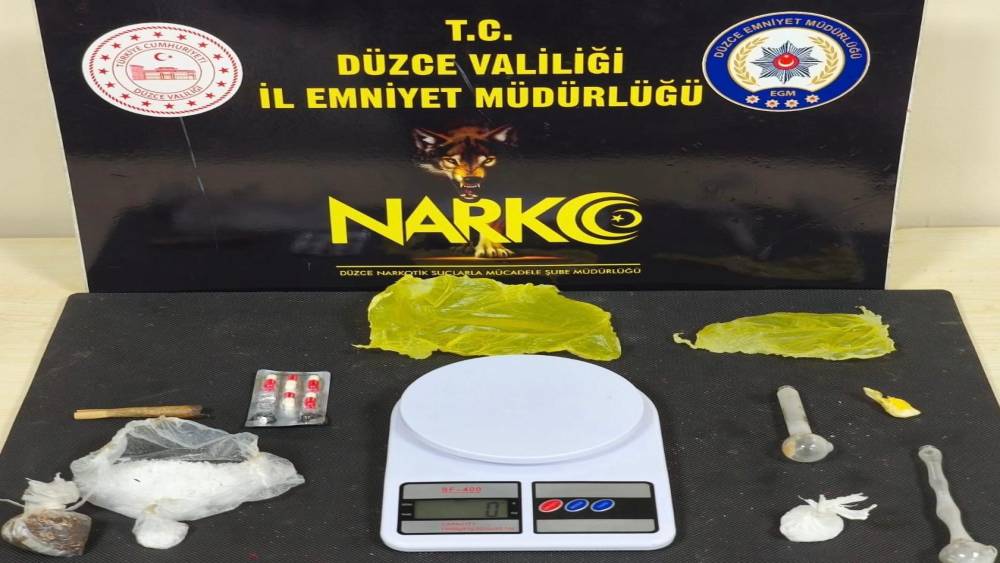 Düzce’de uyuşturucu operasyonu: 2 kişi tutuklandı
