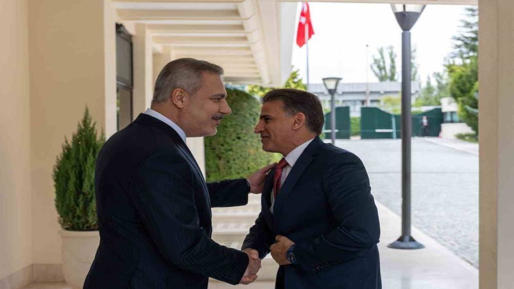 Dışişleri Bakanı Fidan, Libya Silahlı Kuvvetleri Genelkurmay Başkan Vekili Nemruş ile g&ouml;r&uuml;şt&uuml;
