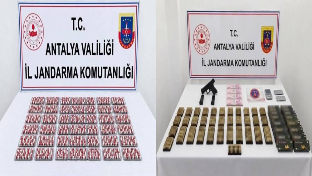 Antalya&rsquo;da iki il&ccedil;ede uyuşturucu operasyonu
