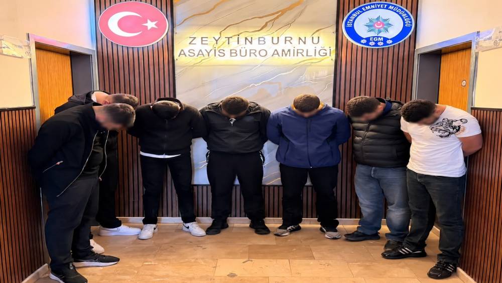 Zeytinburnu&rsquo;nda silahlı olaylara operasyon: 6 ş&uuml;pheli yakalandı

