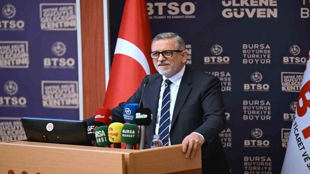 BTSO Y&ouml;netim Kurulu Başkanı İbrahim Burkay:
