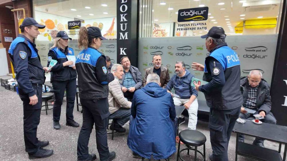 Esnaf ve vatandaşa g&uuml;venlik bilgilendirmesi

