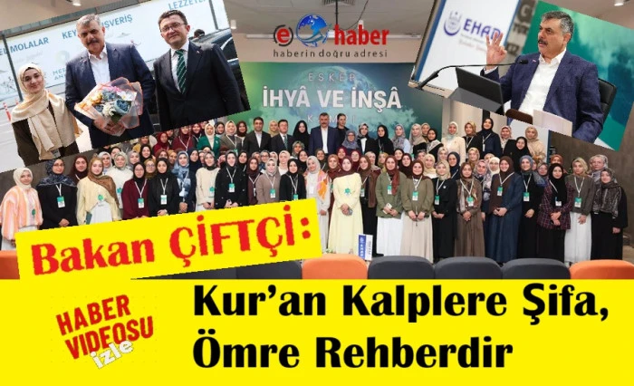 Bakan &Ccedil;ift&ccedil;i İhy&acirc; ve İnş&acirc; Kampı&rsquo;nda Hafızları Takdir Etti