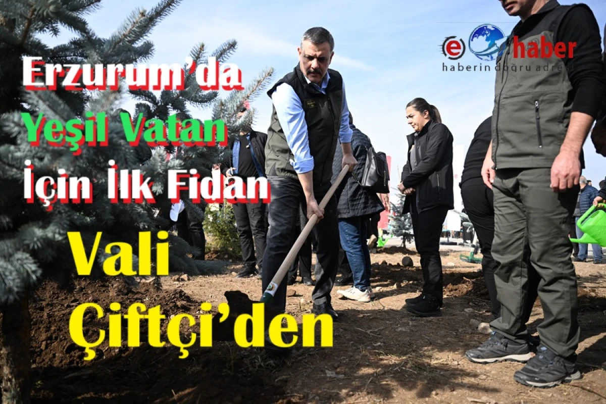 Erzurum&rsquo;da 11 Kasım&rsquo;da 3 Bin Fidan Toprakla Buluştu
