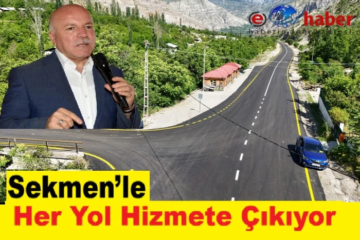 Erzurum'da Başkan Sekmen'in Dokunuşuyla Yollar Konforla Buluşuyor