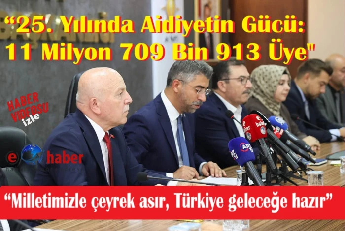 &ldquo;Erzurum&rsquo;da &Ccedil;eyrek Asırlık AK Parti Hik&acirc;yesi Basınla Paylaşıldı.