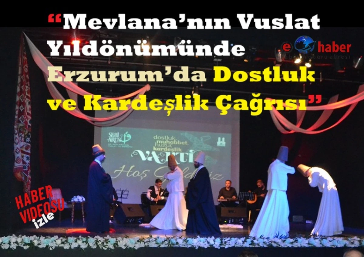 Erzurum&rsquo;da K&uuml;lt&uuml;r&uuml;n Kalbi Şeb-i Arus&rsquo;ta Attı