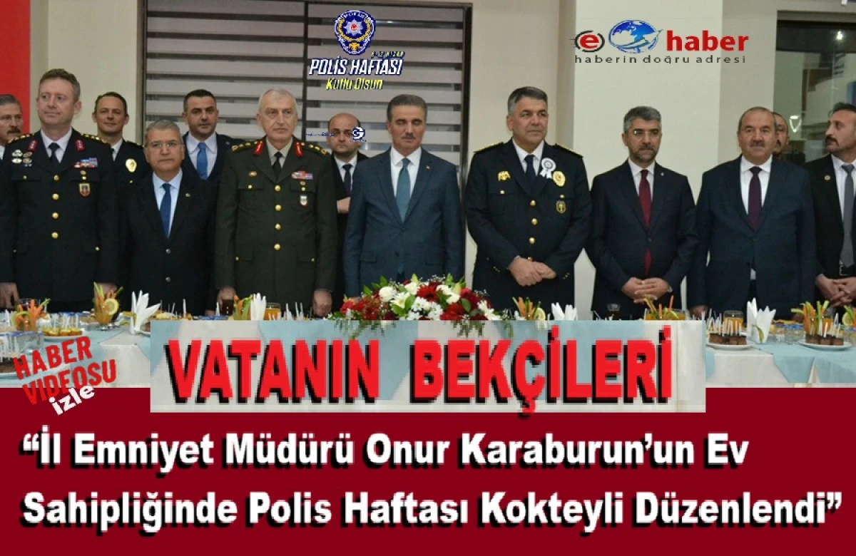 &ldquo;Erzurum&rsquo;da Polis Haftası Resepsiyonu Ger&ccedil;ekleştirildi&rdquo;