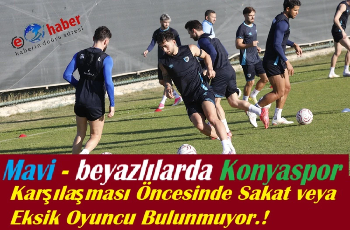 Erzurumspor FK, Konyaspor Ma&ccedil;ı Hazırlıklarını S&uuml;rd&uuml;rd&uuml;