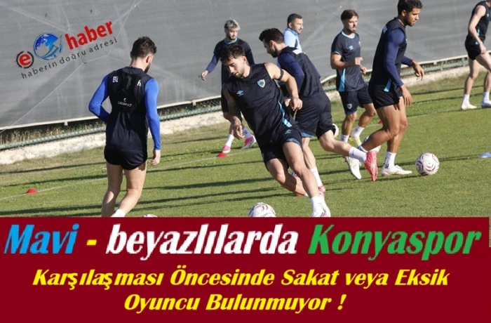 Erzurumspor FK, Konyaspor Ma&ccedil;ı Hazırlıklarını S&uuml;rd&uuml;rd&uuml;