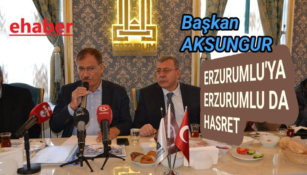 ESAV Genel Başkanı Veysel Karani Aksungur, Erzurum'da Basınla Bir Araya Geldi