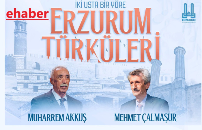 İki usta bir yörede, Erzurum Türküleri’nde buluşuyor