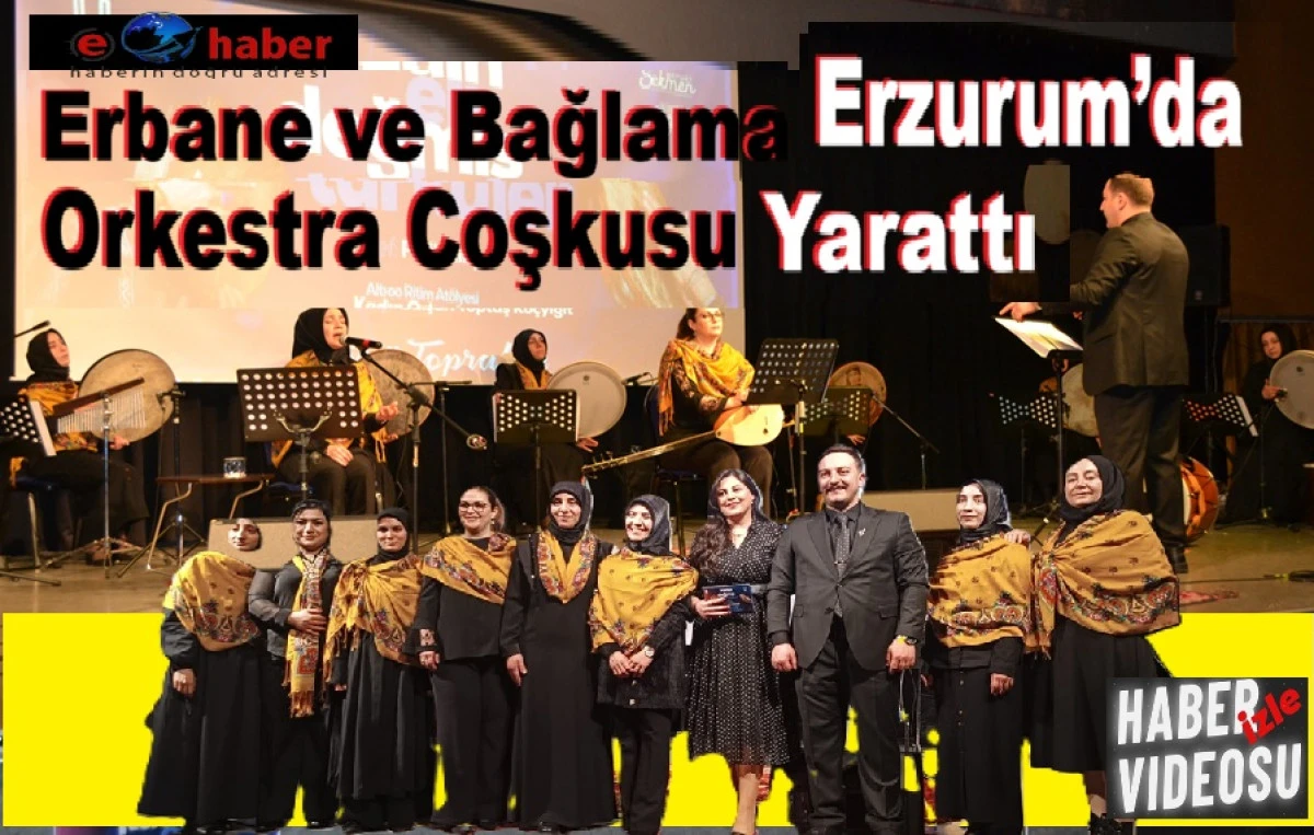 Kadın Orkestrası Ritimlerle T&uuml;rk&uuml;lere Can Verdi