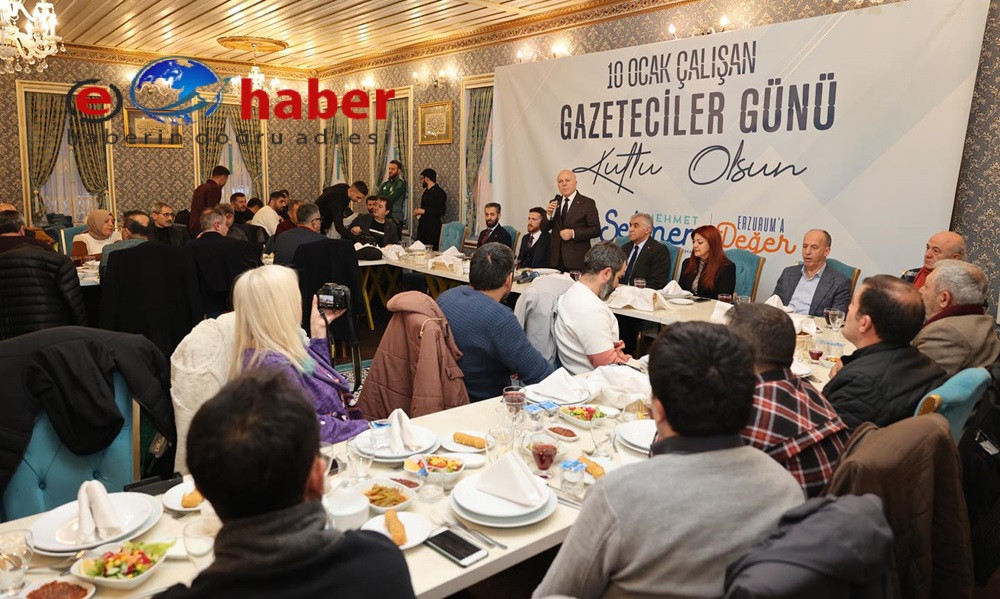 Mehmet Sekmen, Gazeteciler Günü Dolayısıyla Basın Mensuplarına Yemek Verdi