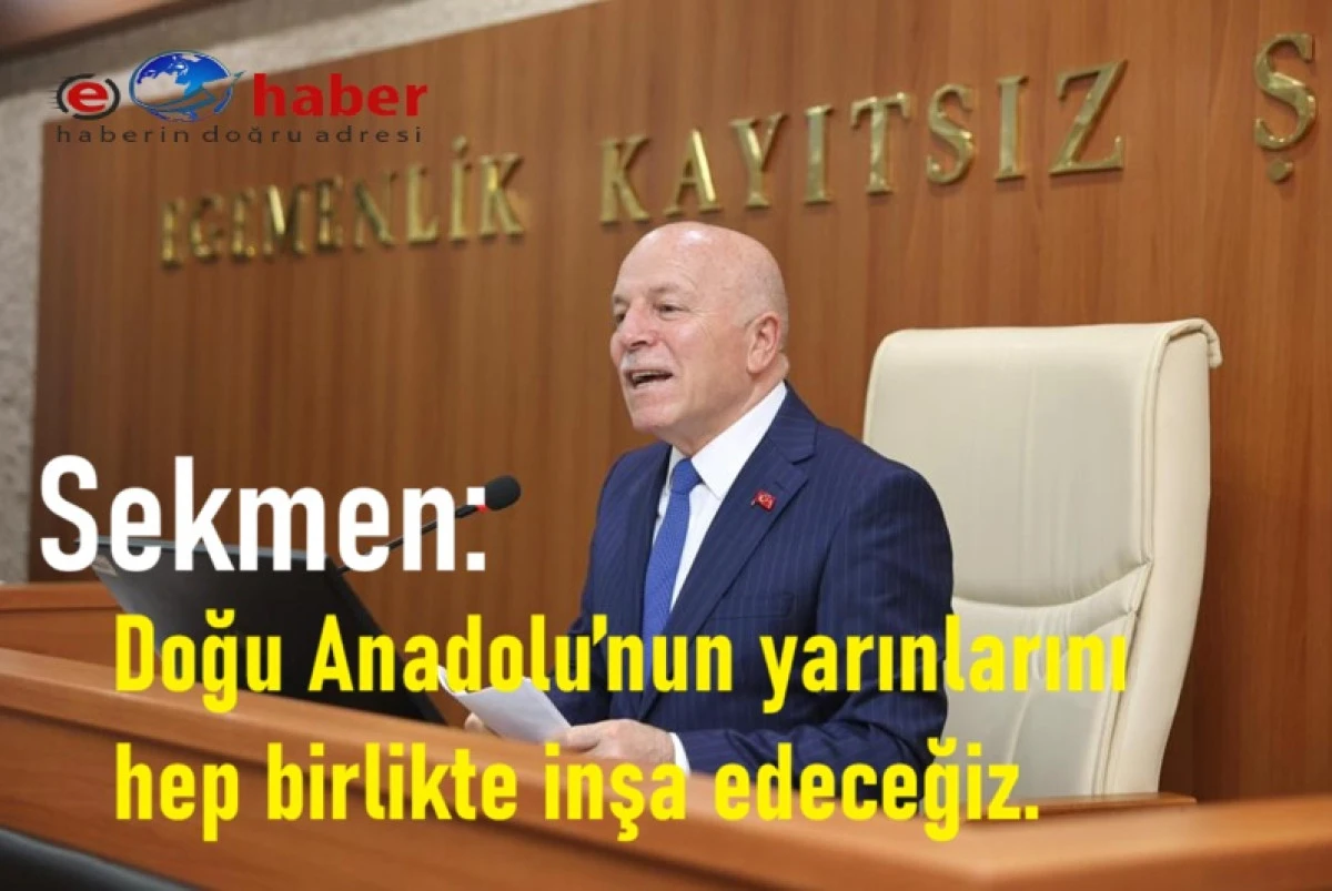 Mehmet Sekmen Yeniden Belediyeler Birliği Başkanı!