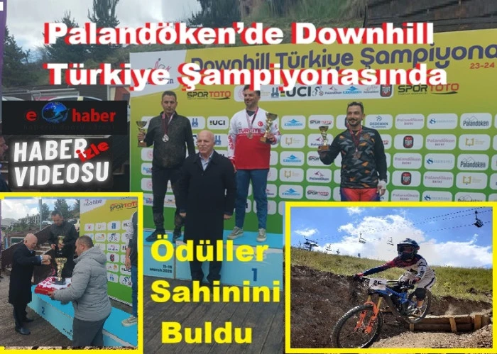 &ldquo;Paland&ouml;ken&rsquo;de Adrenalin Zirvede: Downhill T&uuml;rkiye Şampiyonası Tamamlandı&rdquo;