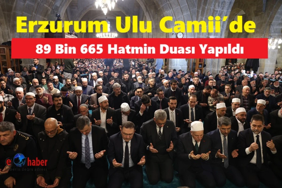 &ldquo;Sağlık Bakanı Memişoğlu Erzurum&rsquo;da Binbir Hatim Programına Katıldı&rdquo;