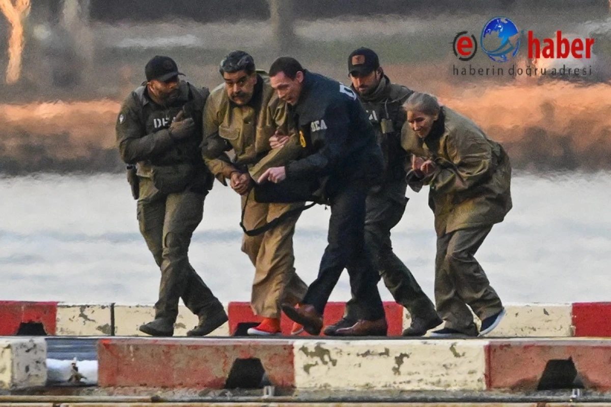 Venezuela'nın devrik lideri Maduro ve eşi hakim karşısında