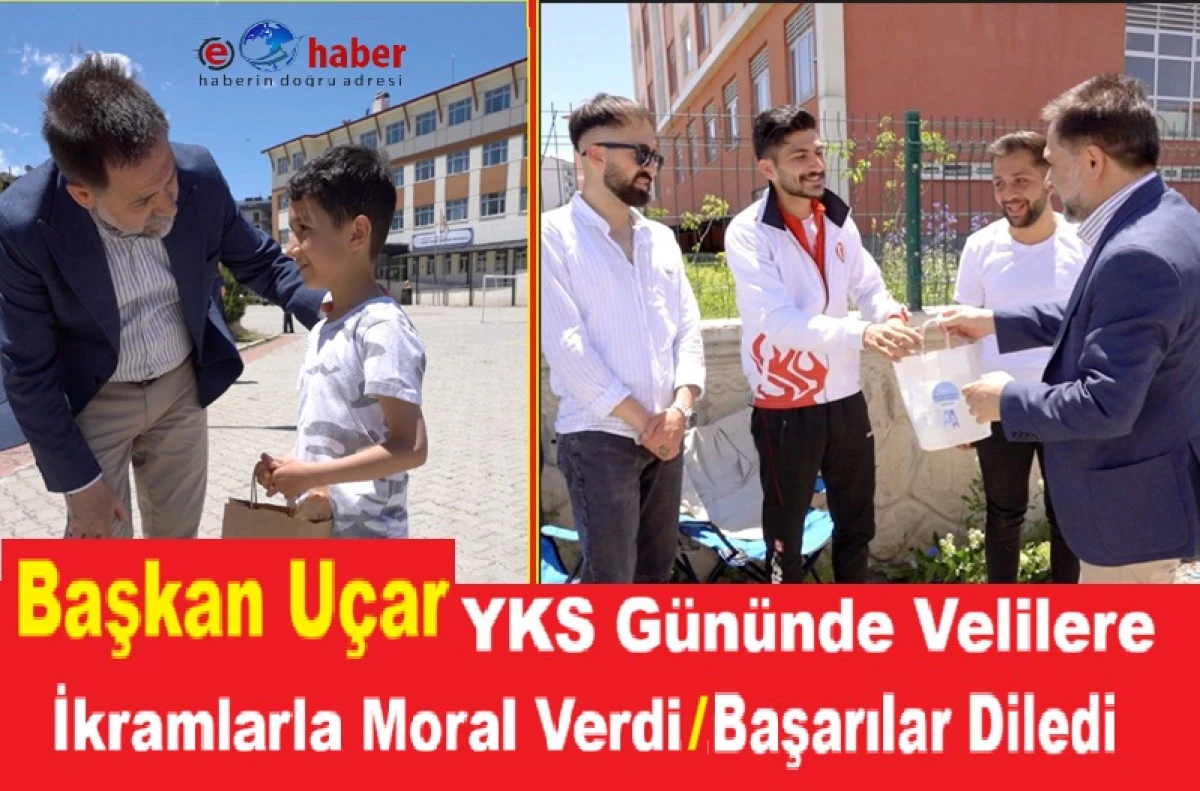Yakutiye&rsquo;de Başkan U&ccedil;ar, YKS Heyecanını Paylaşıp Moral Verdi