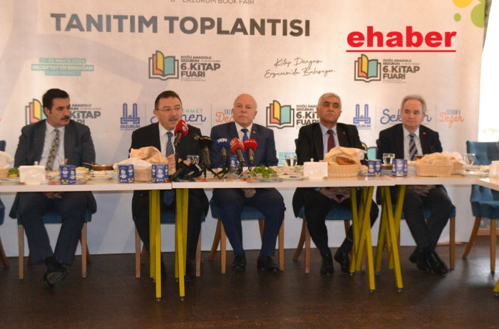 Doğu Anadolu Erzurum 6. Kitap Fuarı 17-26 Mayıs tarihleri arasında Recep Tayyip Erdoğan Fuar Merkezi’nde yapılacak.